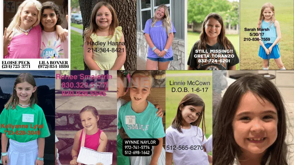 Names and Photos of Missing Campers and Families Released After Central Texas Flood Disaster:The Burgess Family Among Dozens Missing as Catastrophic Flash Flood Sweeps Through Camp Mystic on Guadalupe River—13 Dead, 23 Children Still Unaccounted For Amid Massive Multi-Agency Search