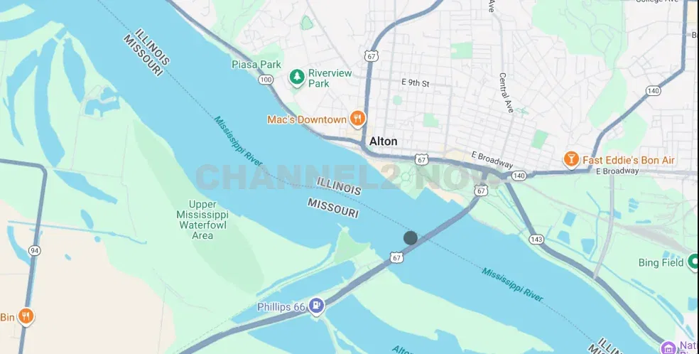 Multiple Agencies Responding to Helicopter Crash Near Riverlands Way in West Alton; Aircraft Strikes Power Lines and Lands on Barge