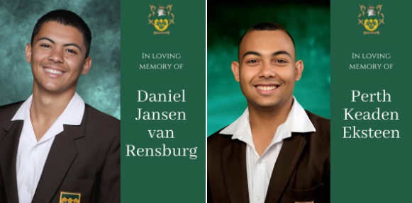 Fairmont High School Students Perth Eksteen and Daniel Jansen van Rensburg Tragically Die in Brackenfell Car Crash